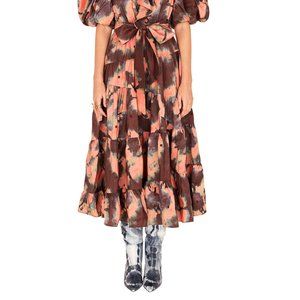Ulla Johnson Multicolor Midi Skirt Size 12